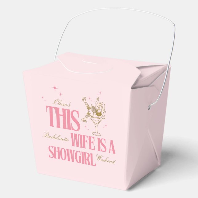 Caja Para Regalos Wife is a showgirl bachelorette weekend itinerary  (Anverso)