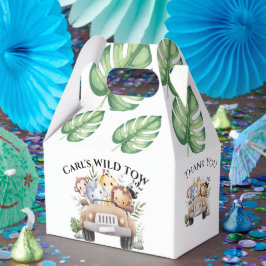 Caja Para Regalos Wild One Jungle Safari Birthday for Boys