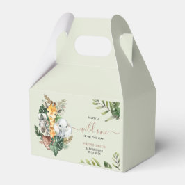 Caja Para Regalos Wild One Safari Animals Baby Shower