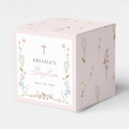 Caja Para Regalos Wildflower Floral Girl Baptism