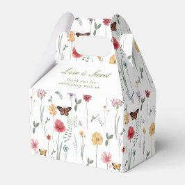 Caja Para Regalos Wildflower Garden Wedding Favor Box