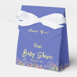Caja Para Regalos Wildflowers Baby Shower Favor Box