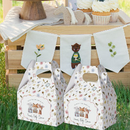 Caja Para Regalos Wildlings Caprichosos | Baby Shower de Animales Vi
