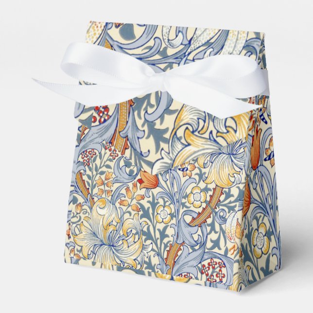 Caja Para Regalos William Morris Gold Lily Favor Box (Front Side)