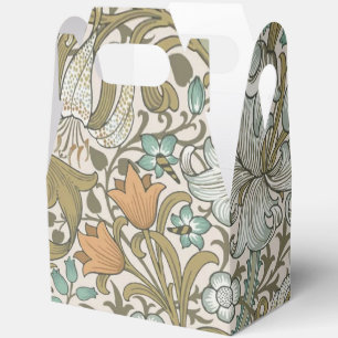 Caja Para Regalos William Morris Golden Lily Blue Gold