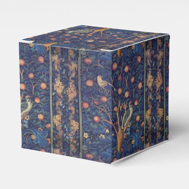 Caja Para Regalos William Morris Woodpecker Tapestry Arts & Crafts (Costado Anverso)
