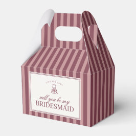 Caja Para Regalos Wine Vineyard Club Bridesmaid Proposal Box