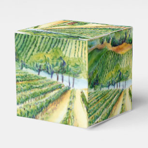 Caja Para Regalos Winery Grapevines Vineyard Fiesta Personalizado Ca