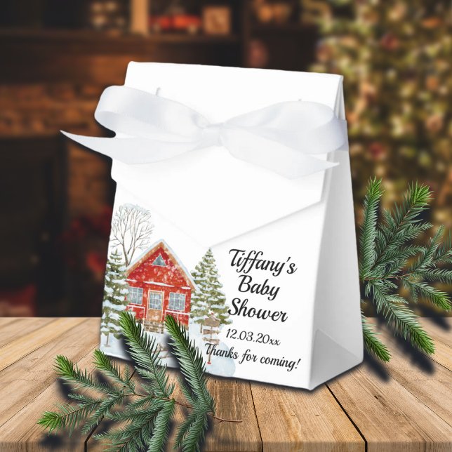 Caja Para Regalos Winscape Red House Baby Shower (Subido por el creador)