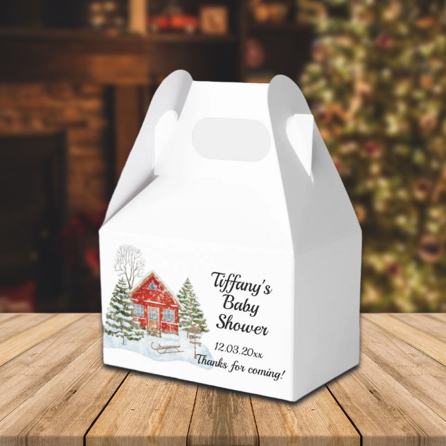 Caja Para Regalos Winscape Red House Baby Shower (Subido por el creador)