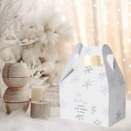 Caja Para Regalos Winter Baby Shower Gracias