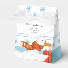 Caja Para Regalos Winter Blue Adventure empieza Baby Shower