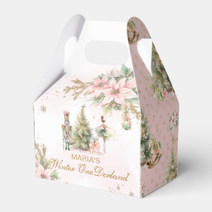 Caja Para Regalos Winter original Onederland pastel gracias