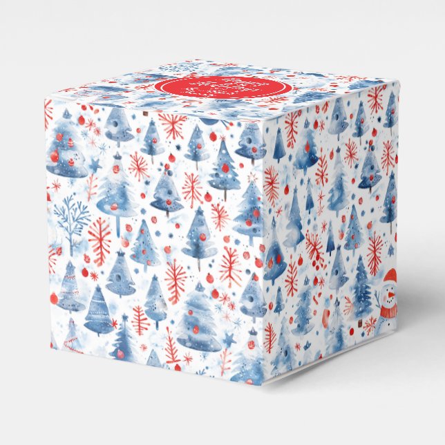 Caja Para Regalos Winter Wonderland (Costado Anverso)