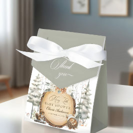 Caja Para Regalos Winter Wonderland Woodland Animals Baby Shower
