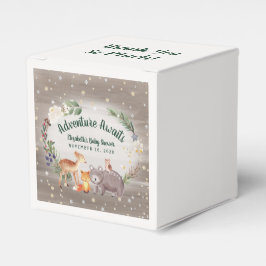Caja Para Regalos Winter Woodland Animals Baby Shower