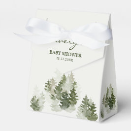 Caja Para Regalos Winter Woodland Baby Shower Favor Box