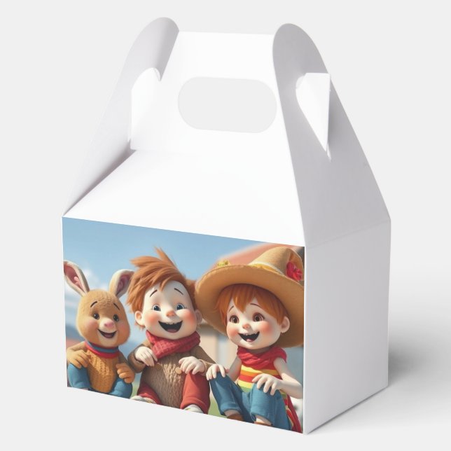 Caja Para Regalos Winterfreunde im Glück (Anverso)