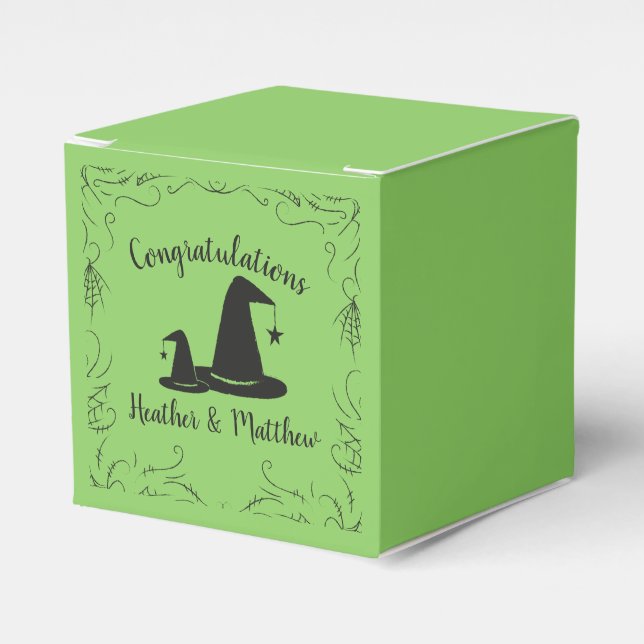 Caja Para Regalos Witch Baby Shower Halloween (Costado Anverso)