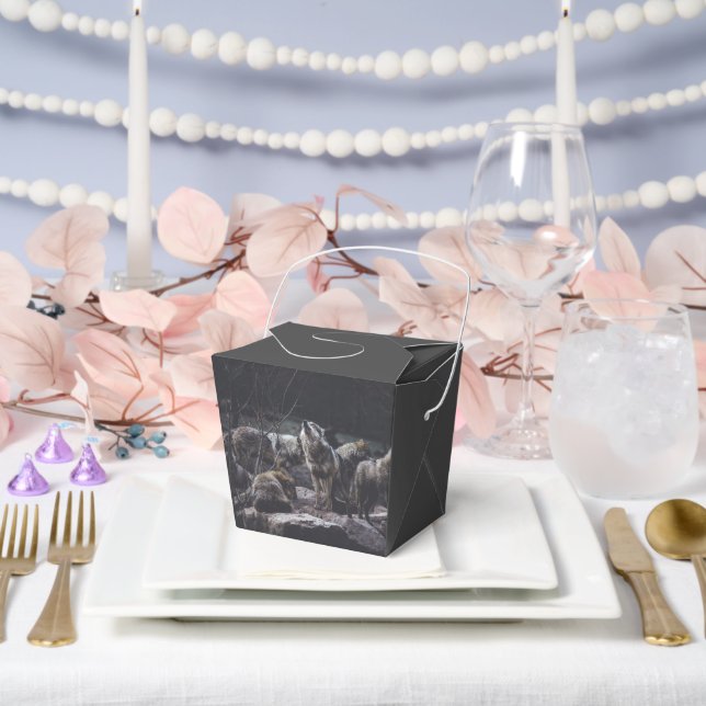 Caja Para Regalos Wolf Pack (Boda)