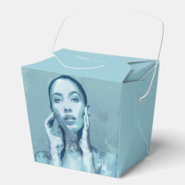 Caja Para Regalos "Woman in Blue" 