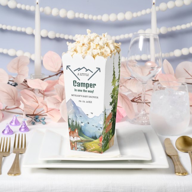 Caja Para Regalos Woodland Animals Adventure Baby Shower (Boda)