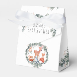 Caja Para Regalos Woodland Animals Baby Shower Favor Box