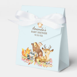 Caja Para Regalos Woodland Animals Baby Shower Favor Box