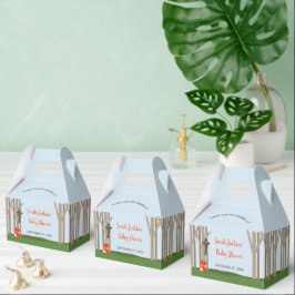 Caja Para Regalos Woodland Babies Baby Shower Favor Box