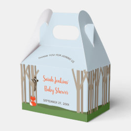 Caja Para Regalos Woodland Babies Baby Shower Favor Box