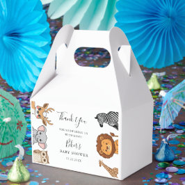 Caja Para Regalos Woodland Forest Animals Baby Shower