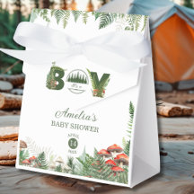 Woodland Mushroom & Fern It’s a Boy Baby Shower