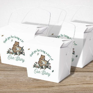 Caja Para Regalos Woodland Storybook Bear Baby Shower