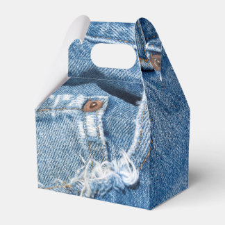 Caja Para Regalos Worn Jeans Favor Box