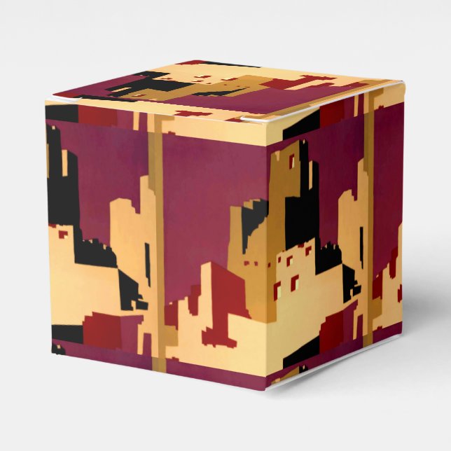 Caja Para Regalos WPA del Suroeste del Pueblo WPA Nacional (Costado Anverso)