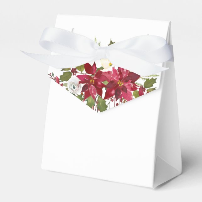 Caja Para Regalos Wreath floral geométrica de vacaciones modernas (Front Side)