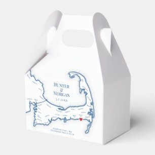 Caja Para Regalos Wychmere Beach Club Boda de Cape Cod Elegant