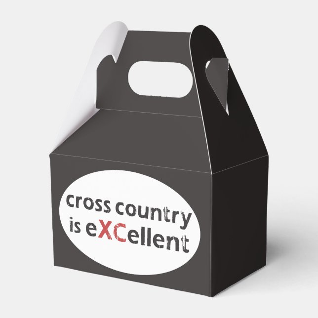 Caja Para Regalos XC Cross Country Running es © eXCellent (Front Side)