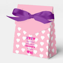 Caja Para Regalos XOXO Abrazos y besos primer cumpleaños
