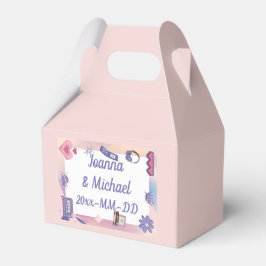 Caja Para Regalos Y2K Pink Purple 2000 Retro Tech Geek Love Boda