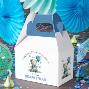Caja Para Regalos Ya podemos esperar a Blue Teddy Bear