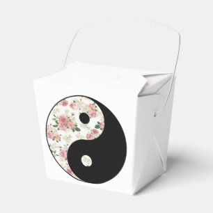 Caja Para Regalos Yin floral y Yang