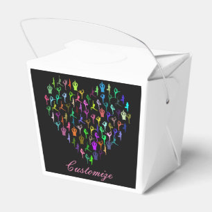Caja Para Regalos Yoga Poses Heart Thunder_Cove