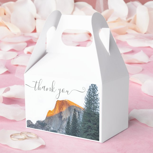 Caja Para Regalos Yosemite Half Dome Sunset Gracias Boda (Boda)