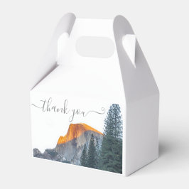 Caja Para Regalos Yosemite Half Dome Sunset Gracias Boda