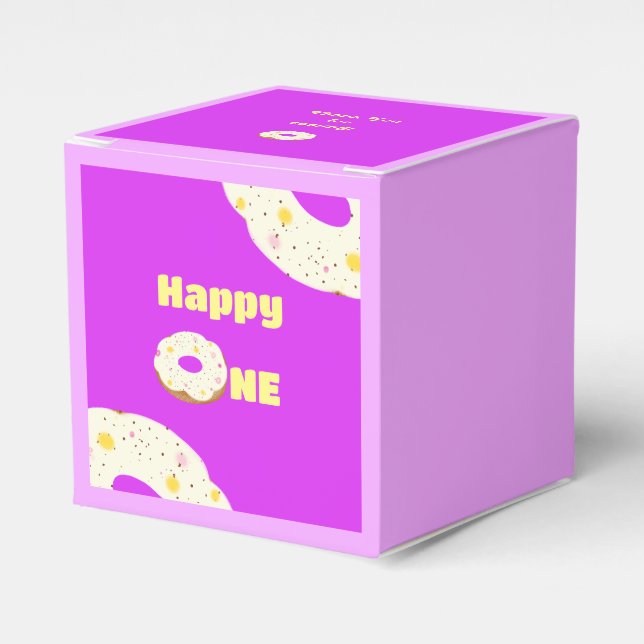 Caja Para Regalos Yummy donut (Costado Anverso)