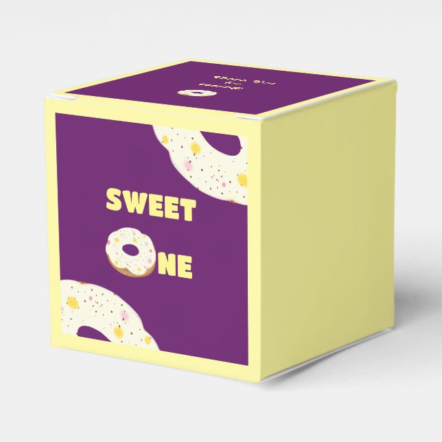 Caja Para Regalos Yummy donut (Costado Anverso)