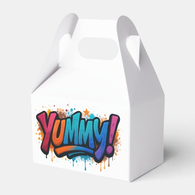 Caja Para Regalos Yummy! Favor Box (Front Side)