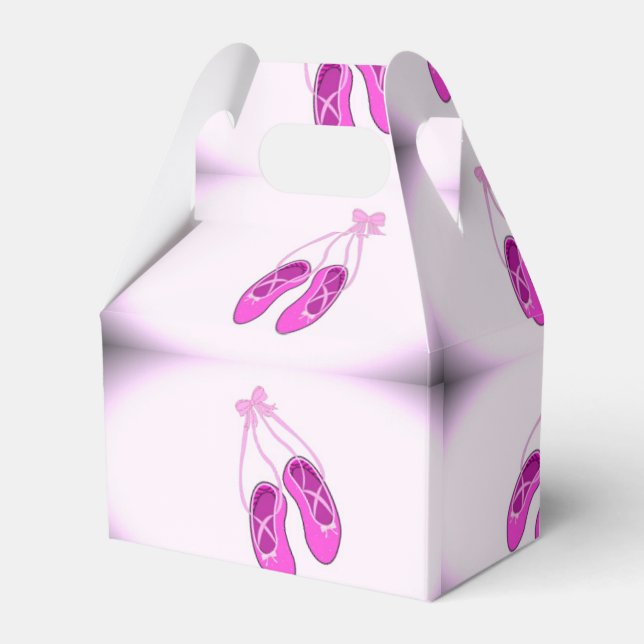 Caja Para Regalos Zapatos de balerina rosados (Front Side)