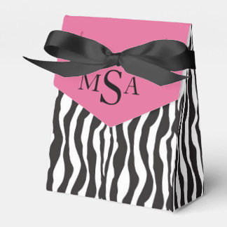 Caja Para Regalos Zebra Print & Carriage Baby Shower Gift Box